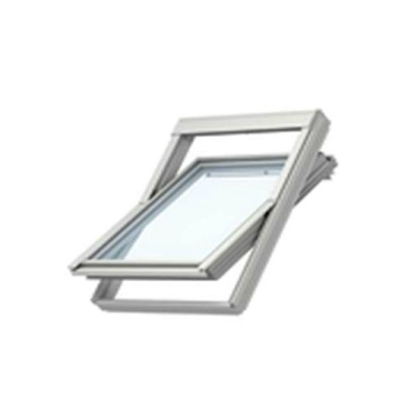 GGL 55x78 cm Velux dakraam hout wit afgelakt inclusief gootstukken CK02