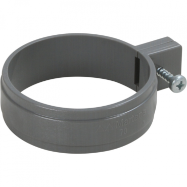 Ophangbeugel 'parelgrijs' 70 mm