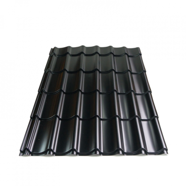 Dakpanprofielplaat zwart 110x155 cm (bestelartikel)
