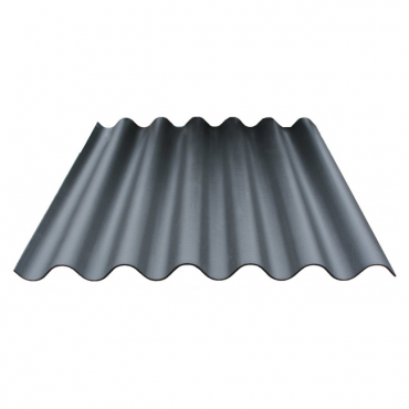 Golfplaat zwart 110x305 cm B65