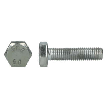 Zeskantbout 8.8 DIN 933 M6x20 Zn verpakt per 200 stuks