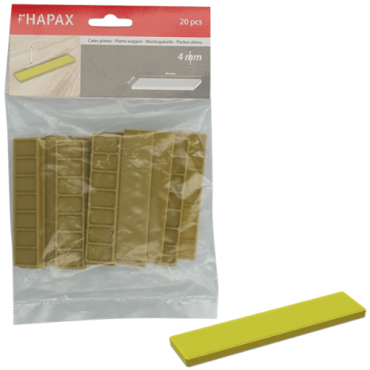 HAPAX platte wiggen * 4x22,00x95 /20st