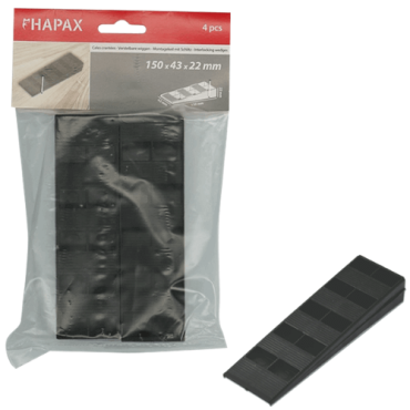 HAPAX wiggen geribbeld * 43x22,00x150 /4st