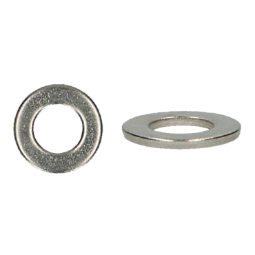 Sluitringen Din 125A M10 inox RVS (A2) (10,5/20/2,0) verpakt per 200 stuks