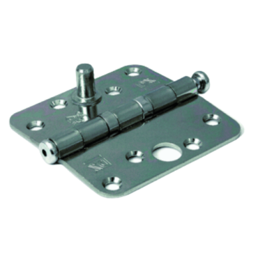 Scharnier 90x90 mm kogelgelagerd en dievenpen SKG ronde hoek