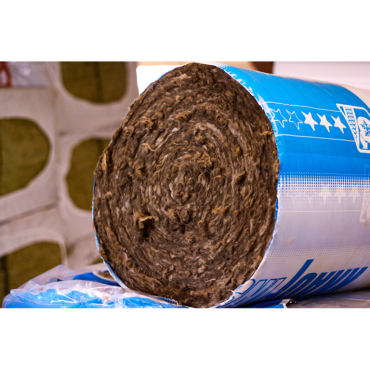 Glaswol 170 mm breedte 38 cm R-waarde 4.55 naturoll 037 Knauf  inhoud rol 5.24 m2(verpakt per 3 rolletjes) (bestelartikel)