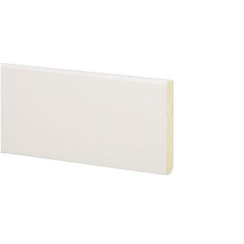 Mdf architraaf model B 12x45 mm gegrond lengte 488 cm