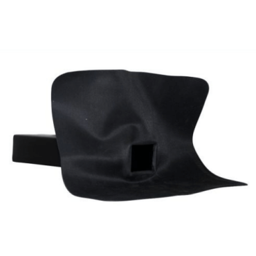 Pandser EPDM stadsuitloop 60x80 mm 90 graden