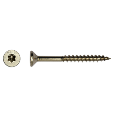 Spaanderplaatschroef RVS (A2) VK-T * 5x100 (T25) verpakt per 200 stuks