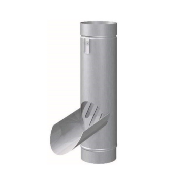 Zinken regentonklep 80 mm (bestelartikel)