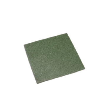 Rubbertegel 50 x 50 cm, groen OP=OP