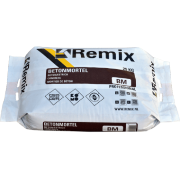 Remix betonmortel verpakt per 25 kg