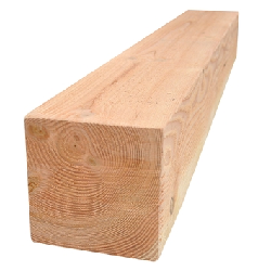 Douglas 150x150 mm fijn bezaagd lengte 250 cm (bestelartikel)