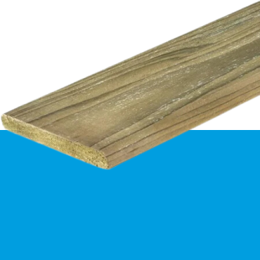 Tuinplank 16x140 mm lengte 360 cm