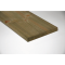 Boeideel 22x150 mm vuren groen gedompeld ronde hoeken lengte 540 cm