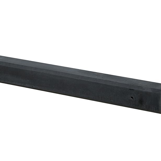 Betonpaal glad met diamantkop 100x100 mm lengte 190 cm antraciet eindpaal scherm 90 cm hoog eindpaal (bestelartikel)