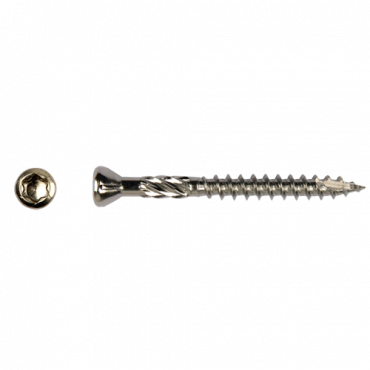 Hardhoutschroef VZK-T * 4x40 Inox C2 (T-15) verpakt per 200 stuks