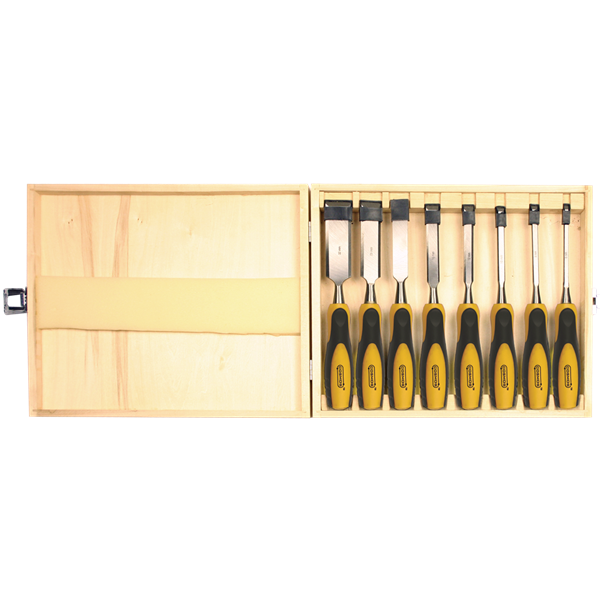 Cosmos prosilver set houtbeitels 8 stuks