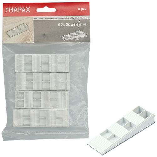 HAPAX wiggen geribbeld * 30x14,00x90 /8st