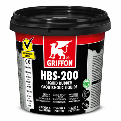 Hbs 200 coating vloeibaar rubber 1 liter griffon