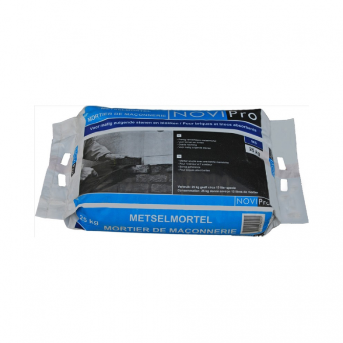 Metselmortel zonder kalk 25 kg