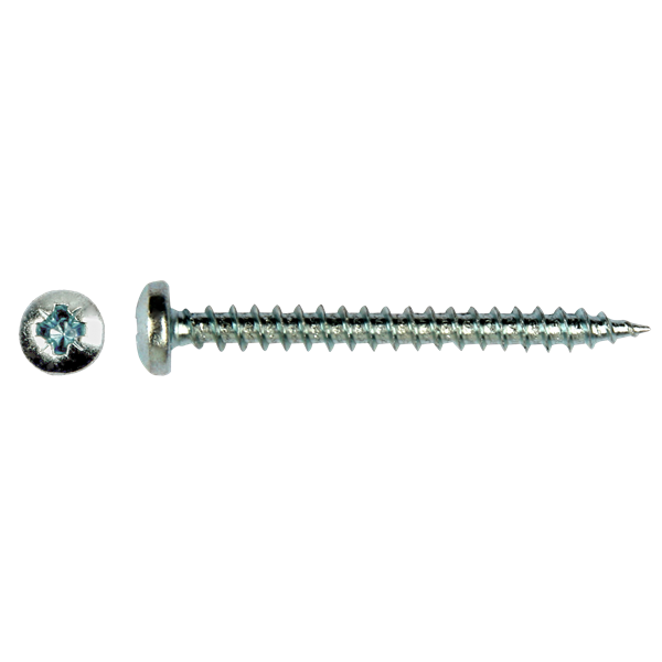 Spaanderplaatschroefpanhead * 3,00x16 Zn (Pz1) verpakt per 200 stuks