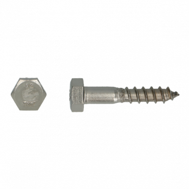 Houtfret DIN 571 Ø6,00x30 RVS (A2)