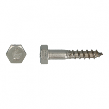 Houtfret DIN 571 Ø8x40 RVS (A2)