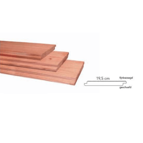 Redvision Halfhouts Rabat 18x195 mm lengte 400 cm