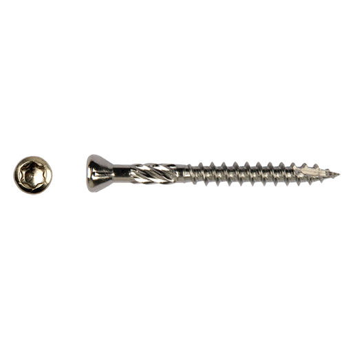 Hardhoutschroef VZK-T * 5x40 Inox C2 (T-25) verpakt per 200 stuks