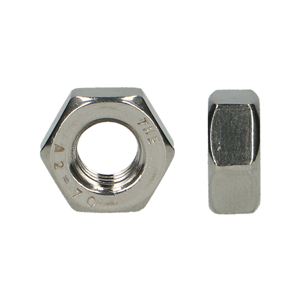 Zeskantmoer RVS (A2)-70 Din 934 M6 verpakt per 200 stuks