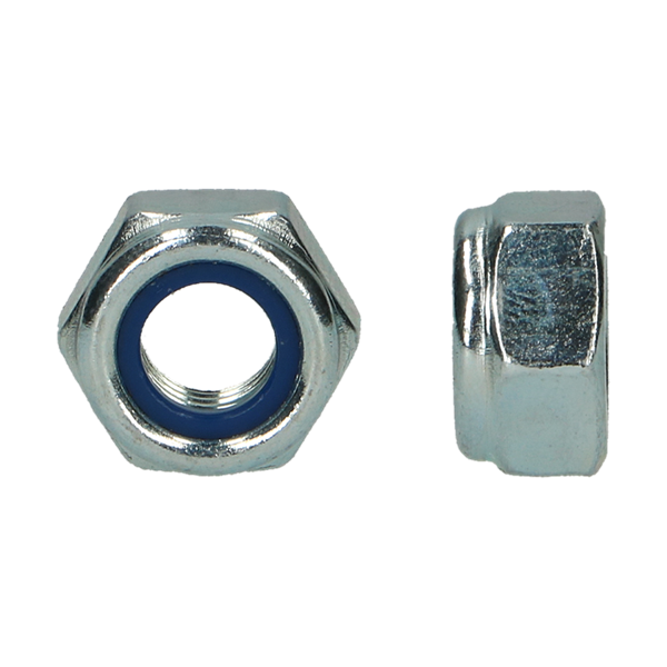 Zeskantborgmoer Kl6 Din 985 M6 Zn verpakt per 200 stuks