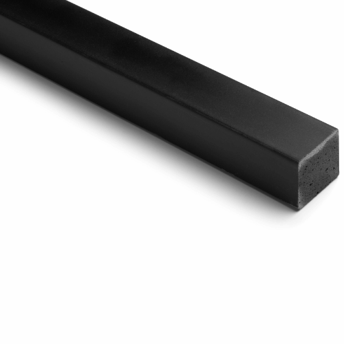 Kunststeen badkamerdorpel 30x30 mm lengtemaat 100 cm antraciet