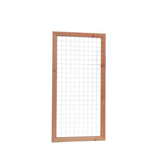 Douglas Betonijzertrellis met maas 7,5 x 7,5 cm, in raamwerk 4,5 x 7 cm, 90 x 180 cm, onbehandeld.