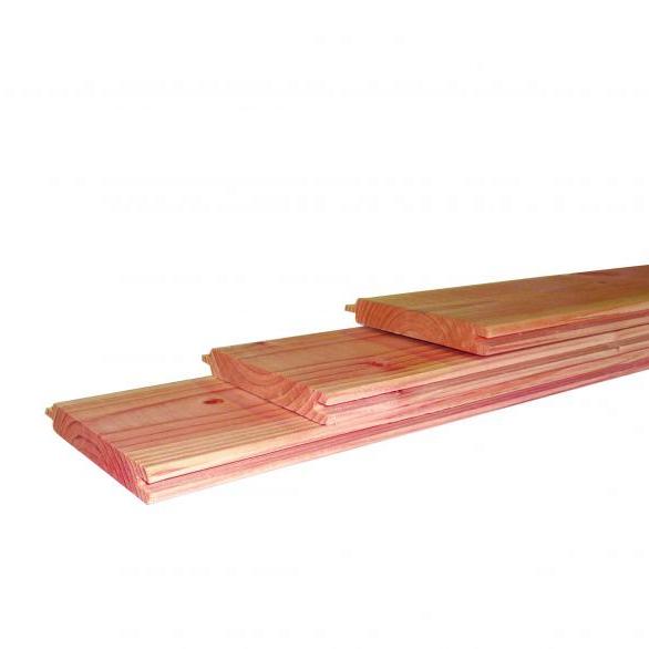 Douglas dakbeschot 18x110 mm werkend lengte 400 cm (bestelartikel)