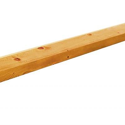 Geschaafde afdekkap grenen 35 x 85 mm lengte 180 cm, t.b.v. rechtscherm