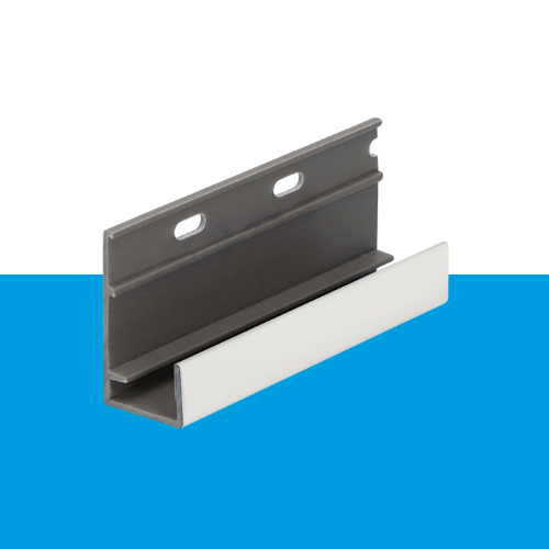 Keralit omrandingsprofiel voor verticaal gebruik Ral 9016 wit lengte 400 cm type 2809