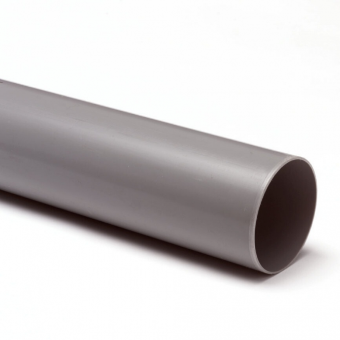 Buis Ø 70 mm komo HWA grijs lengte 550 cm