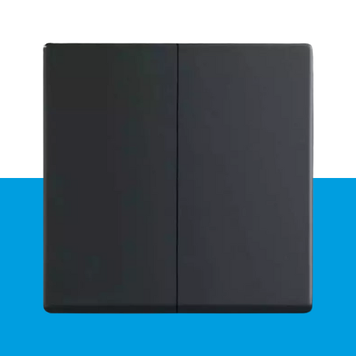 Schakelwip serie mat zwart Future Linear