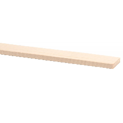 Vuren plint 12x55 mm lengte 480 cm (onbehandeld)