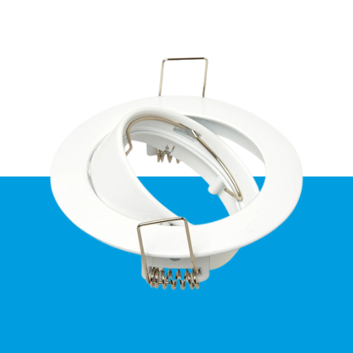 Inbouwspot kantelbaar Ø50mm lamp wit exclusief fitting en lamp