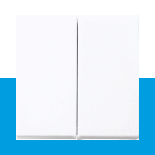 Busch-Jaeger Balance schakel serie wit Afdekplaat