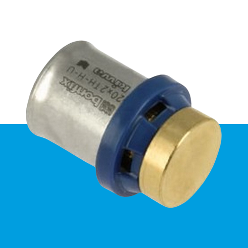 BONFIX Alu-pers eindkoppeling 20 1st.