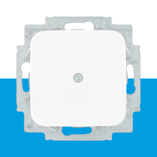 Afdekplaat blind  polarwit