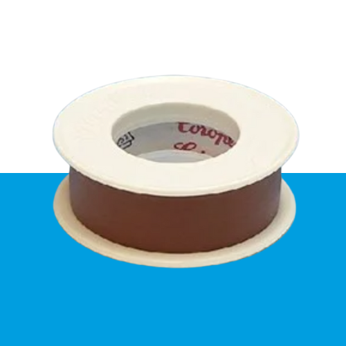 Installatie tape 19mm x 10 meter bruin