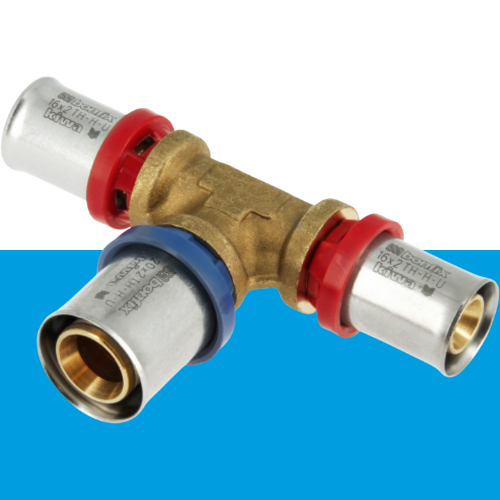 BONFIX Alu-pers T-stuk 16 x 20 x 16 mm 1st.