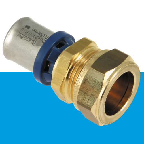 BONFIX Alu-pers x knel koppeling 20 x 22 1st