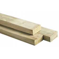50x75 mm geïmpregneerd vuren lengte 300 cm