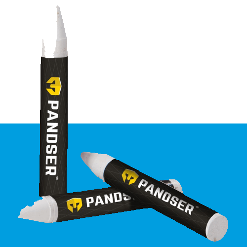 Pandser EPDM markeerstift wit 3 stuks