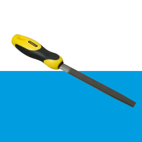 Halfronde Vijl Bastaard 200mm
